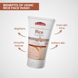 Brightening & Nourishing Rice Face Wash for Radiant Skin
