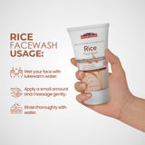 Brightening & Nourishing Rice Face Wash for Radiant Skin