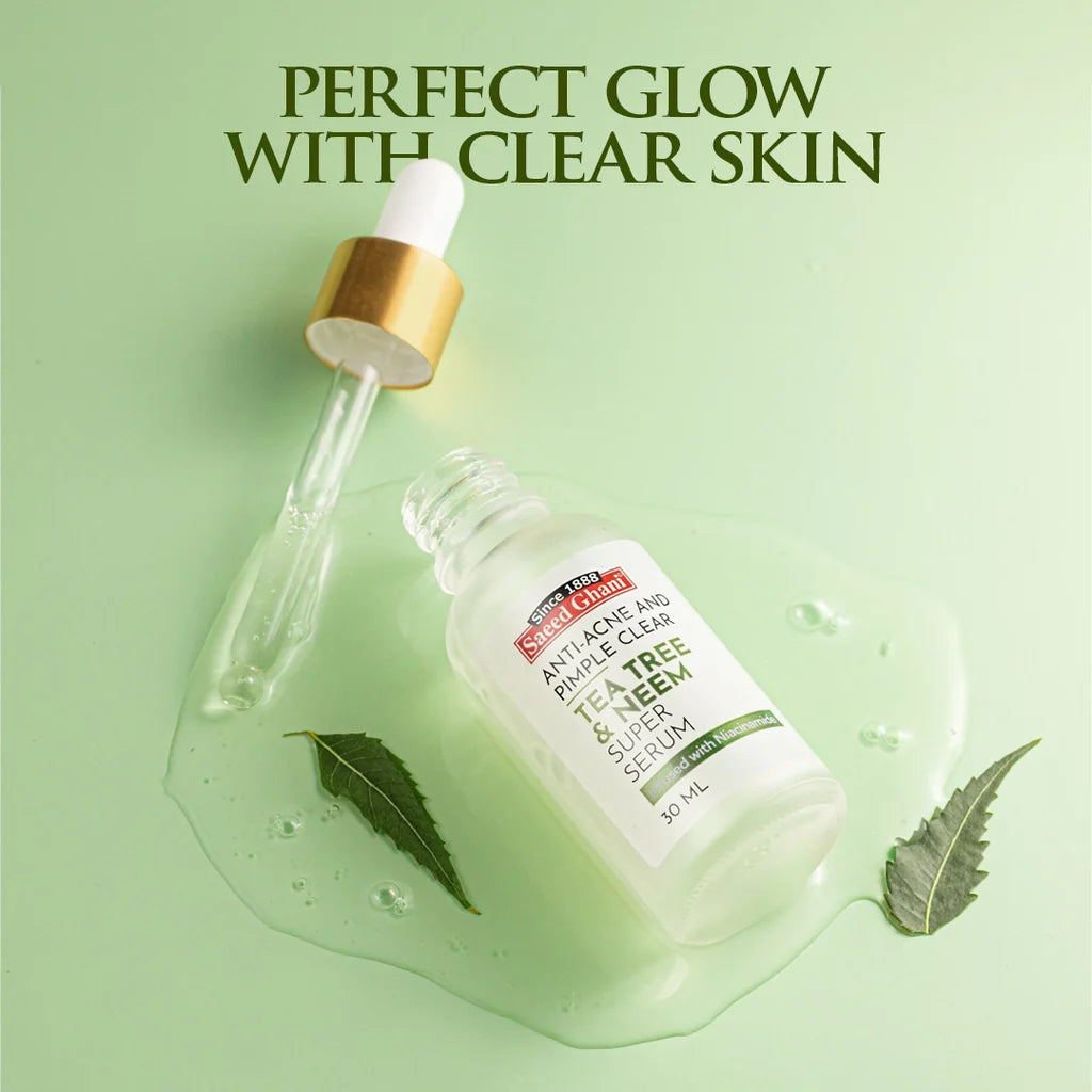 Tea Tree Neem Serum for Radiant Skin and Acne Relief
