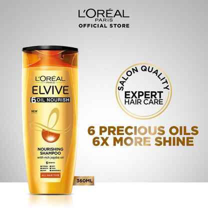 L’Oreal Paris Elvive 6 Oil Nourish Shampoo – 360ml