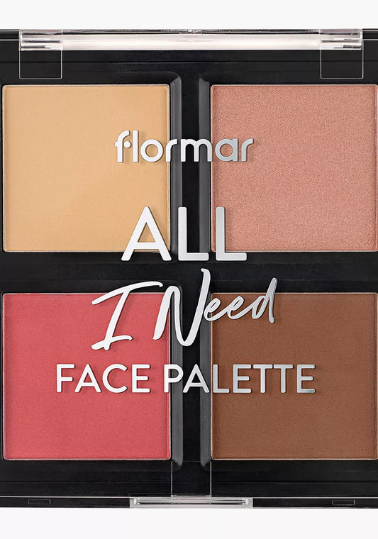 Flormar Face Palette - All I Need 14.4g for Stunning Makeup Looks