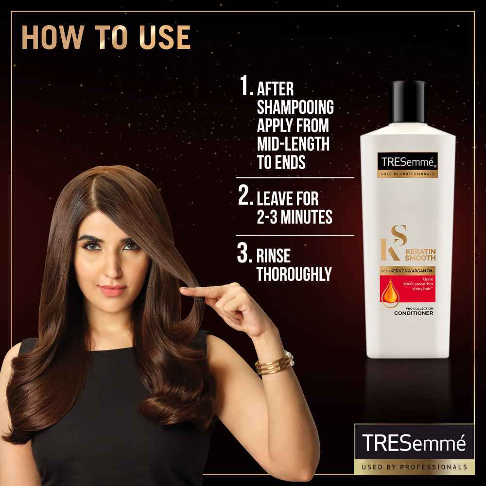 Tresemme Conditioner Keratin Smooth & Straight – 360ml