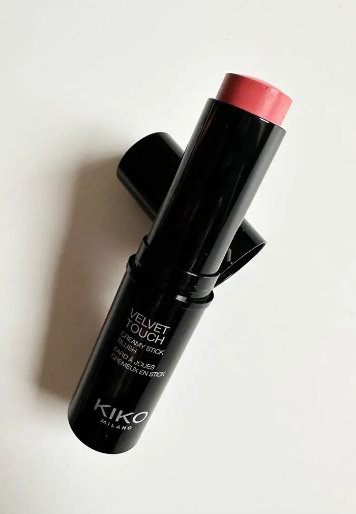 KIKO Milano Velvet Touch Blusher 07 Natural Rose - Creamy Blush for Natural Glow