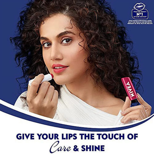 NIVEA Lip Balm pearly Shine for Nourished and Radiant Lips