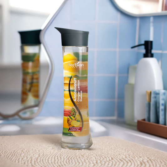 Herbion Ginger Lemon Shampoo 250ml - Refreshing Herbal Hair Care for Healthy Scalp