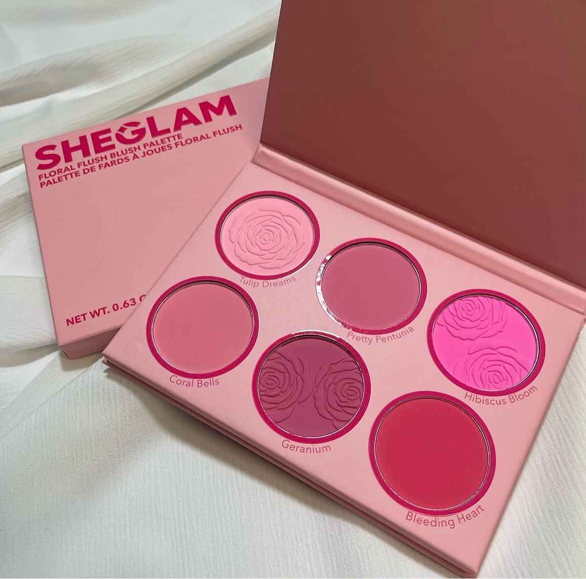 SHEGLAM Floral Flush Blush Palette 6-Color Pressed Powder