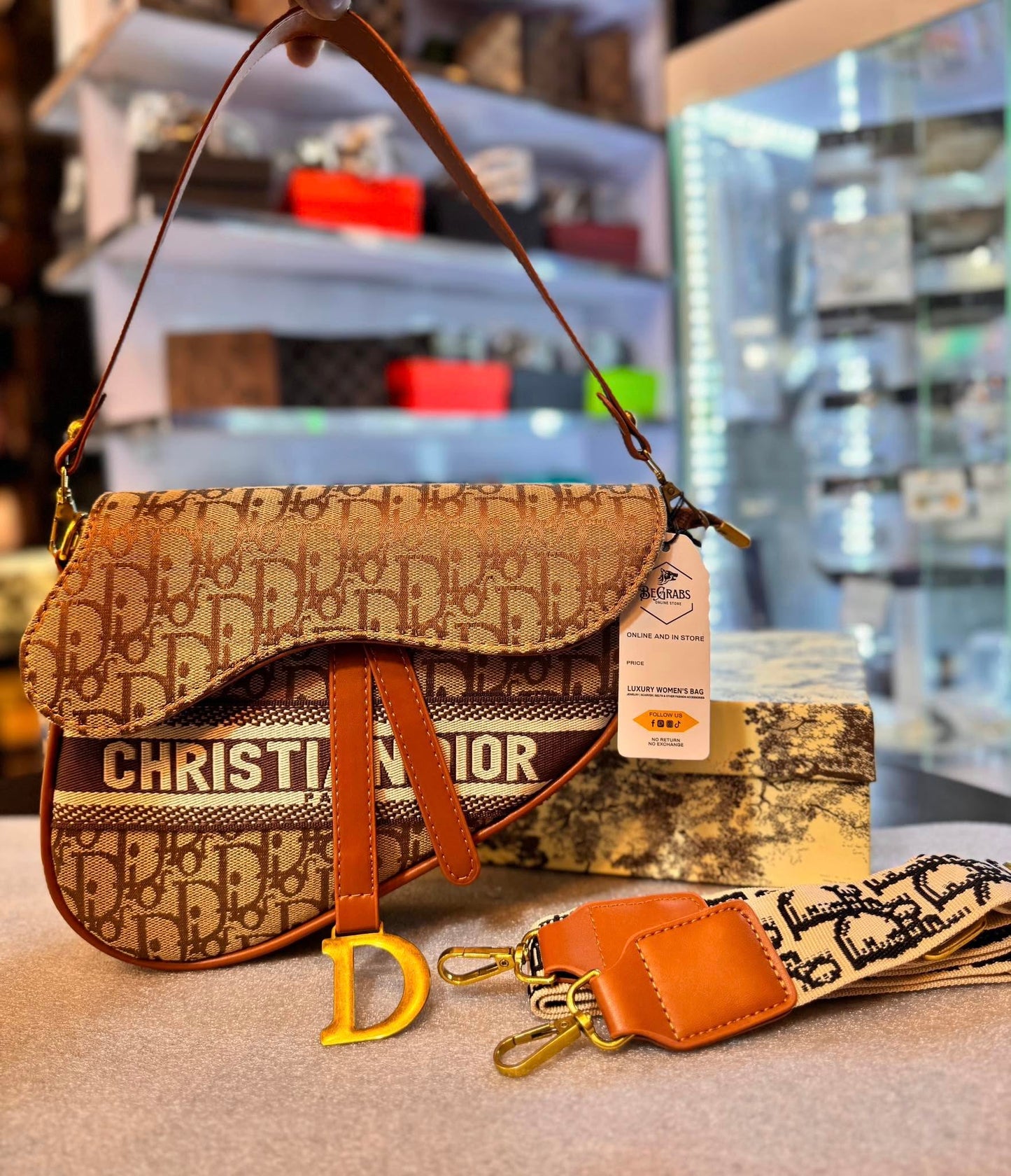 Christian Dior Saddle Bag – Signature Luxury with Iconic ‘D’ Charm