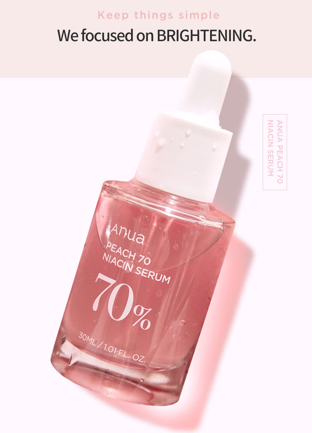 ANUA Peach Niacinamide Serum