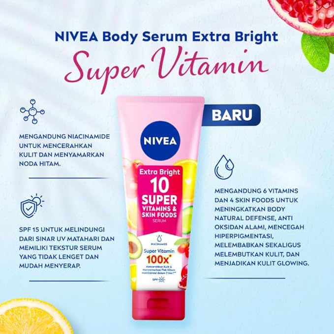 NIVEA Extra Bright Serum Lotion for Radiant Skin