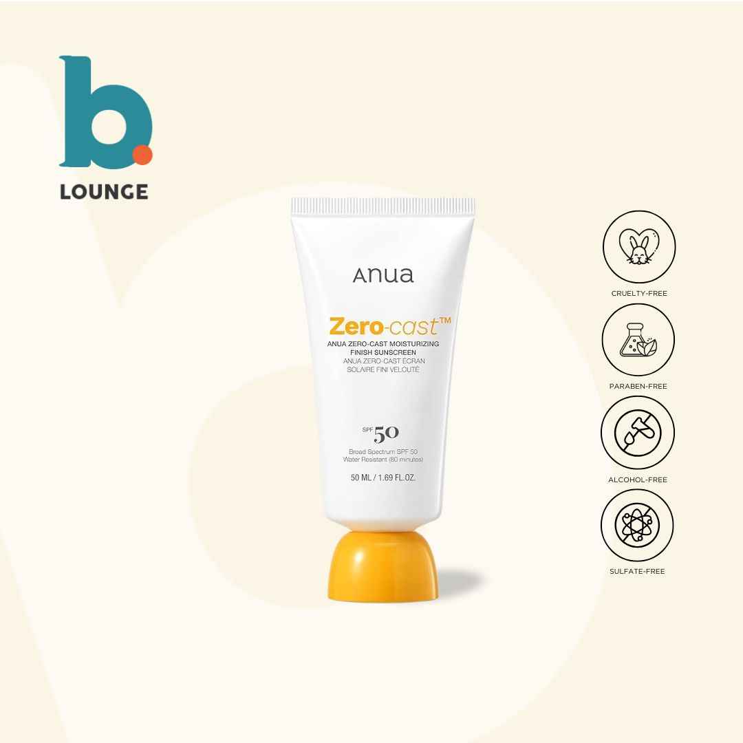 ANUA Zero-Cast Moisturizing Finish Sunscreen SPF 50