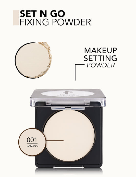Flormar Fixing Face Powder 8g - Long-Lasting Matte Finish