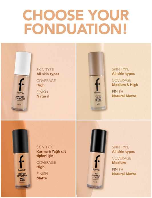 Flormar Invisible Cover Foundation