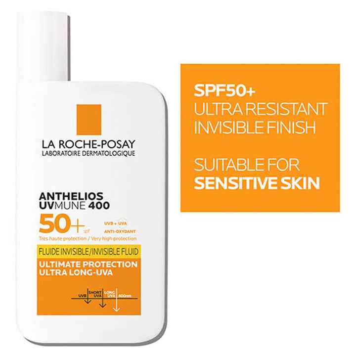 Anthelios UVMune 400 Invisible Sun Cream SPF50+