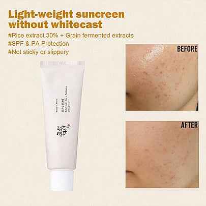 beauty of joseon relief sun rice + probiotics