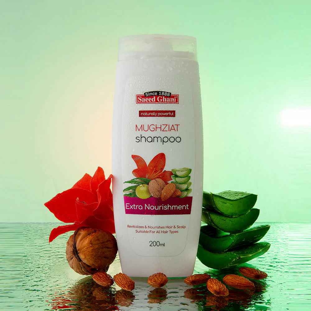 Saeed Ghani Mughziat Shampoo 200ml – Herbal Care for Strong & Healthy Hair