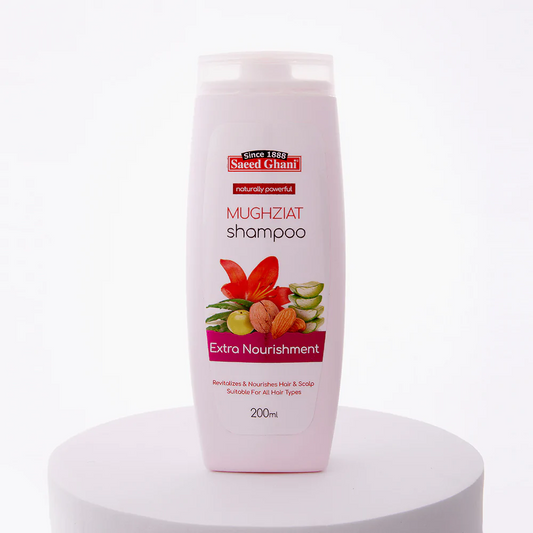 Saeed Ghani Mughziat Shampoo 200ml - Herbal Formula for Strong and Healthy Hair
