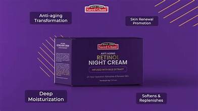 Saeed Ghani Retinol Cream for Youthful Skin