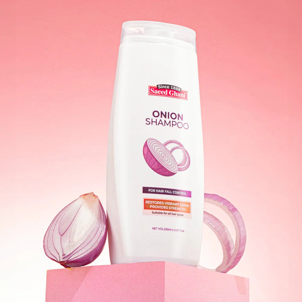Saeed Ghani Onion Shampoo for Stronger, Healthier Hair