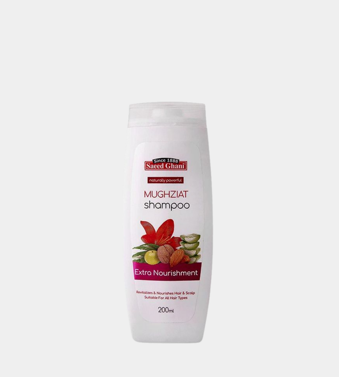 Saeed Ghani Mughziat Shampoo 200ml - Herbal Formula for Strong and Healthy Hair
