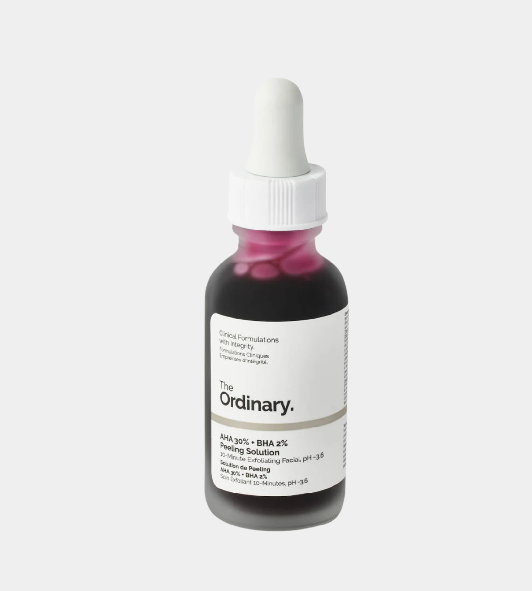 The Ordinary AHA30%+ BHA2% Peeling Solution.