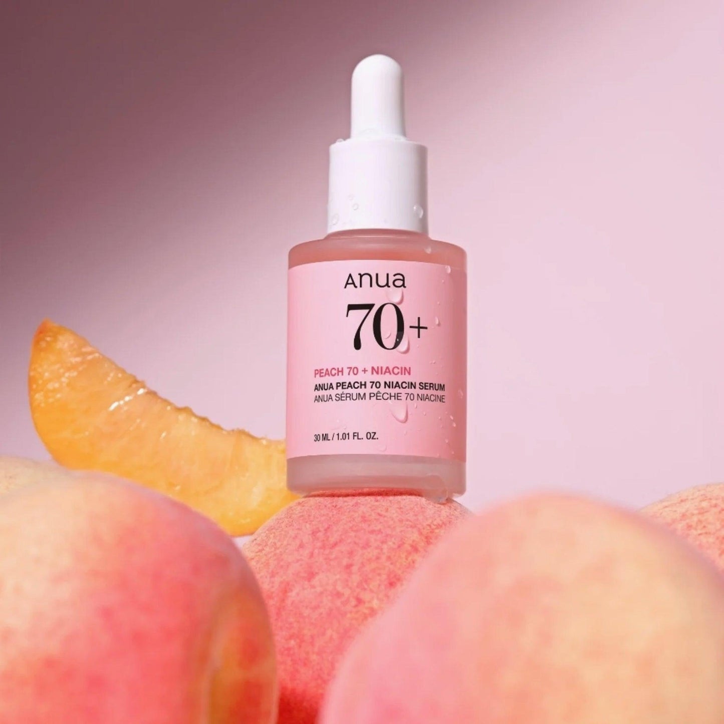 Anua Peach Niacin Serum 30ml - Brightening & Hydrating Serum for Glowing Skin