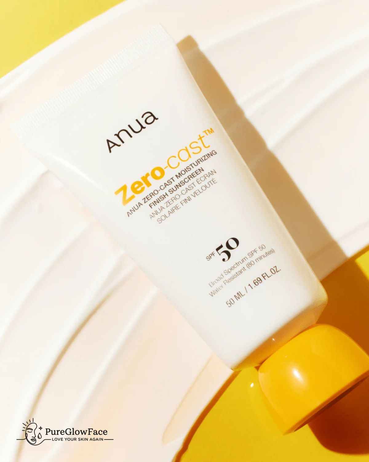 ANUA Zero-Cast Moisturizing Finish Sunscreen SPF 50