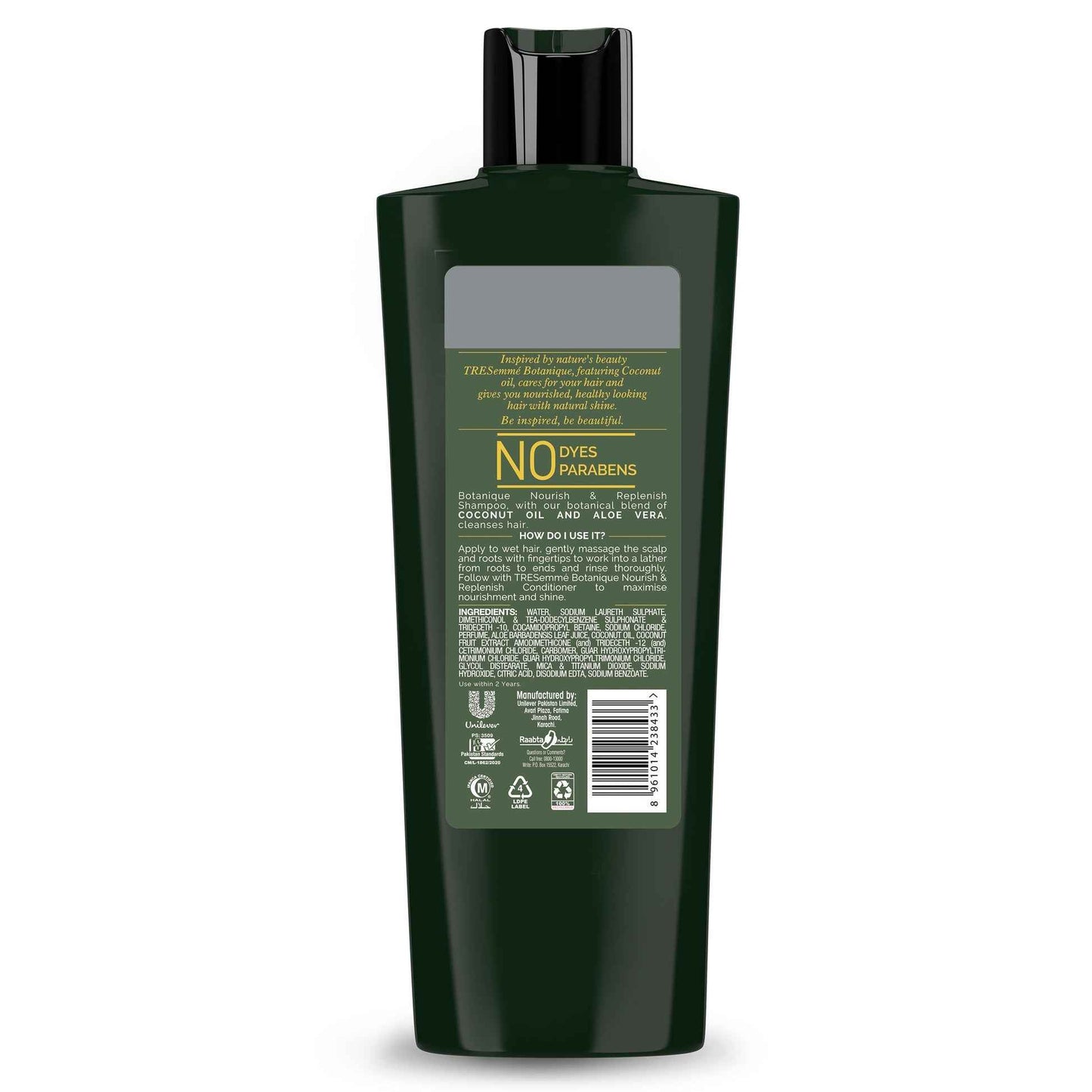 Tresemmé Botanique Nourish & Replenish Shampoo 360ml – With Coconut & Aloe Vera