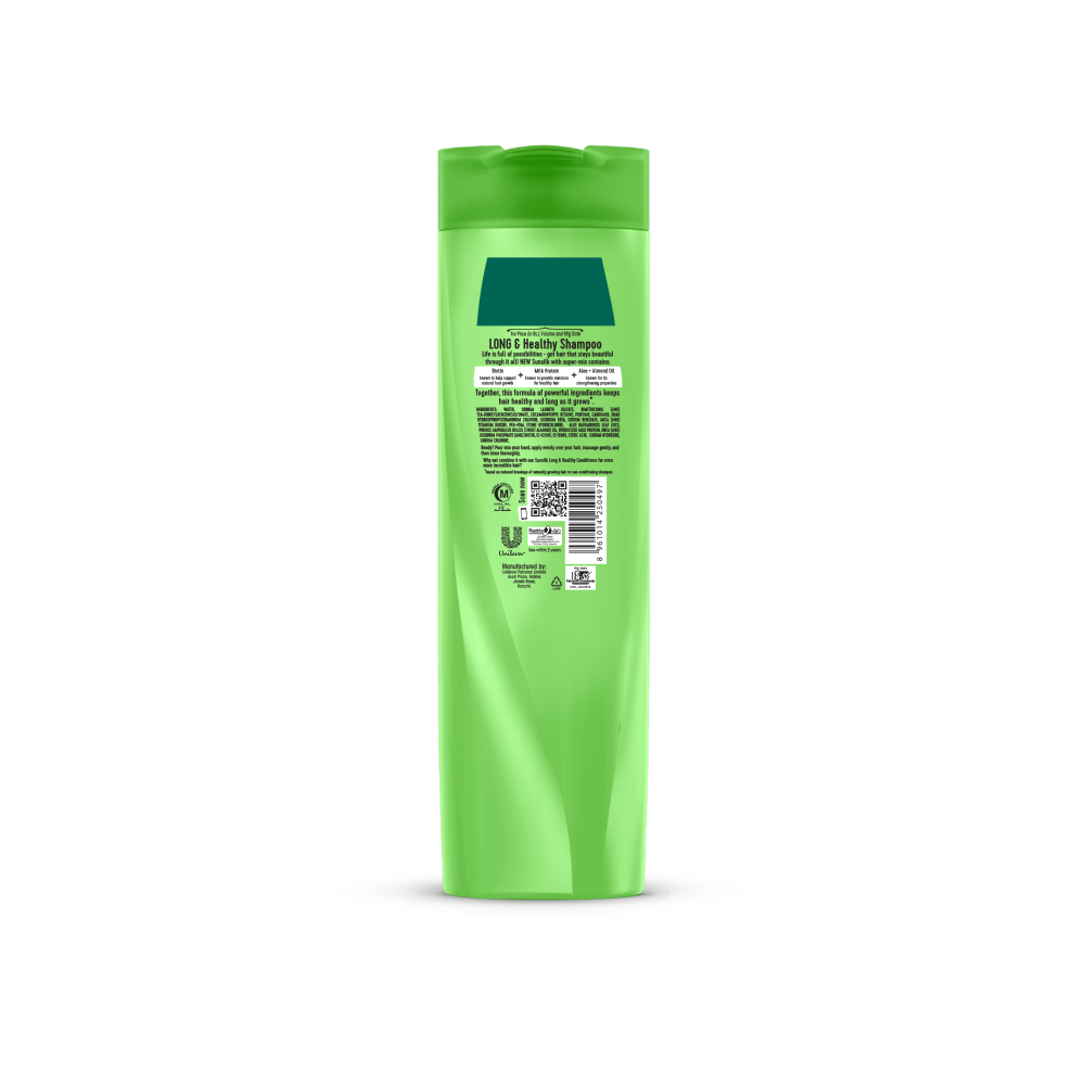 Sunsilk Long & Healthy Shampoo 360ml - Achieve Strong & Shiny Hair Today