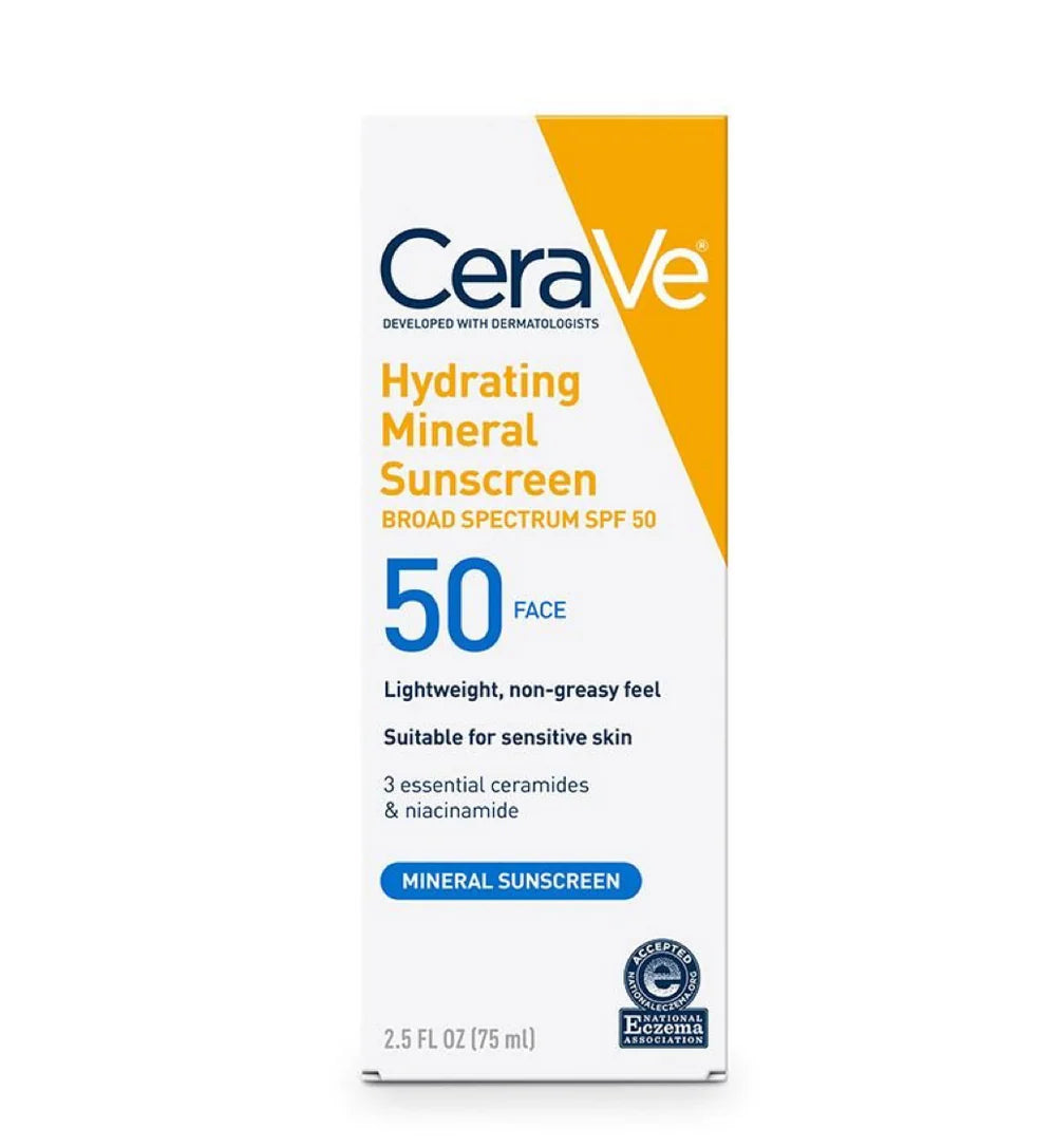 CeraVe Hydrating Mineral Sunscreen SPF 50