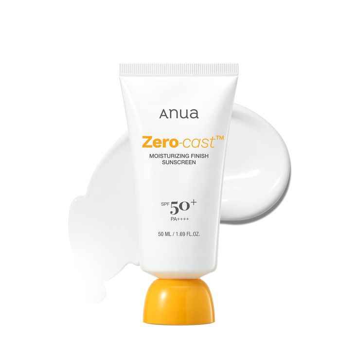 ANUA Zero-Cast Moisturizing Finish Sunscreen SPF 50