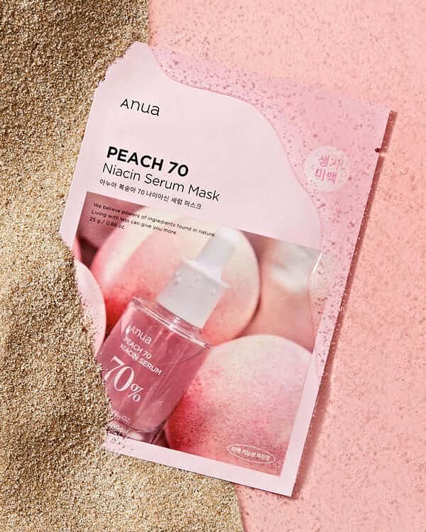 Anua Peach 70 Niacin Brightening Serum Mask
