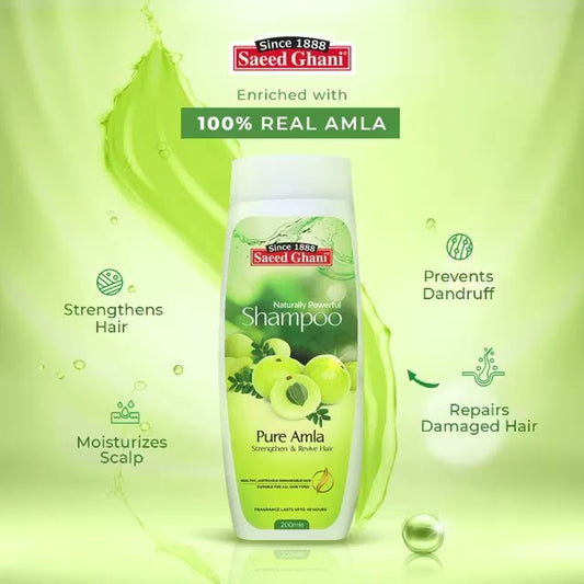 Saeed Ghani Amla Shampoo for Healthy Hair Growth and Nourishment