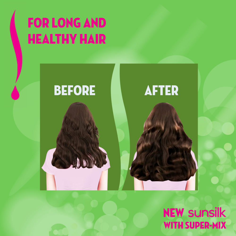 Sunsilk Long & Healthy Shampoo 360ml - Achieve Strong & Shiny Hair Today