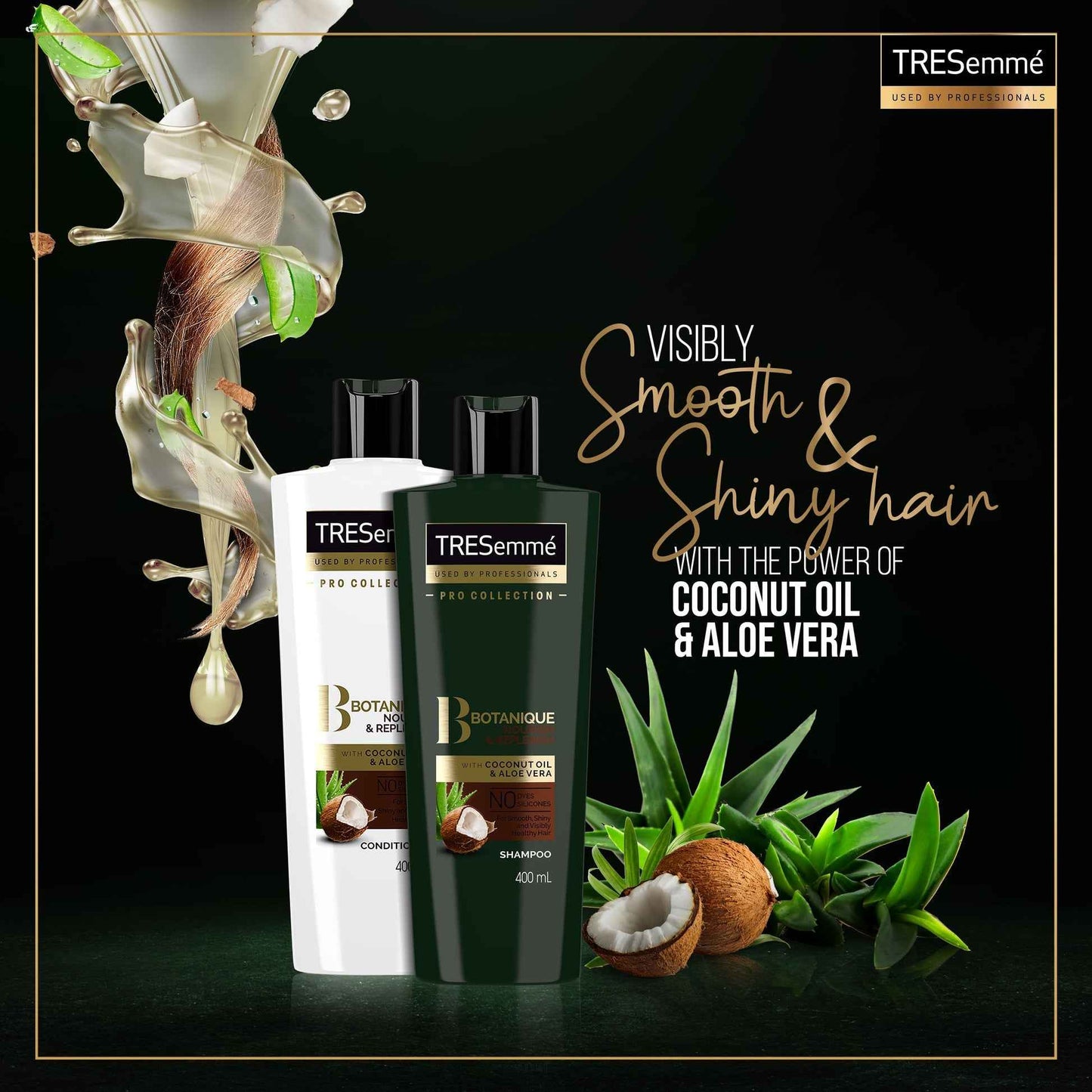 Tresemmé Botanique Nourish & Replenish Shampoo 360ml – With Coconut & Aloe Vera