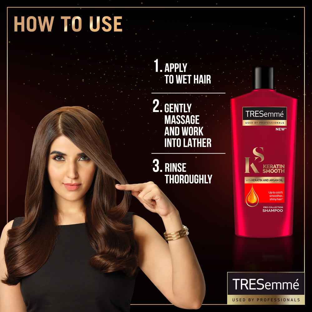 Tresemmé Keratin Smooth & Straight Shampoo 170ml – Anti-Frizz & Shine