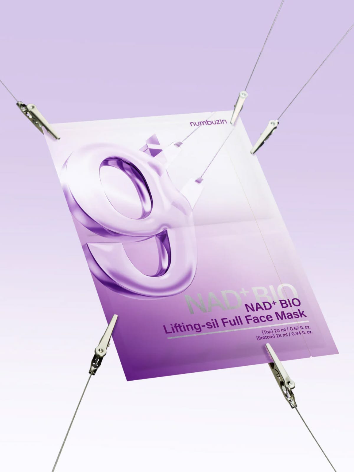 Numbuzin No.9 NAD+ Bio Lifting-Sil Full Face Mask