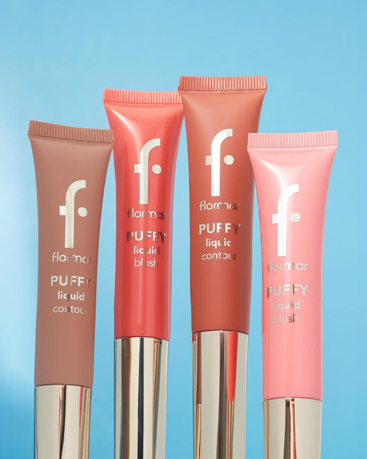 Flormar Puffy Liquid Blush - Lightweight, Blendable Color for a Radiant Glow