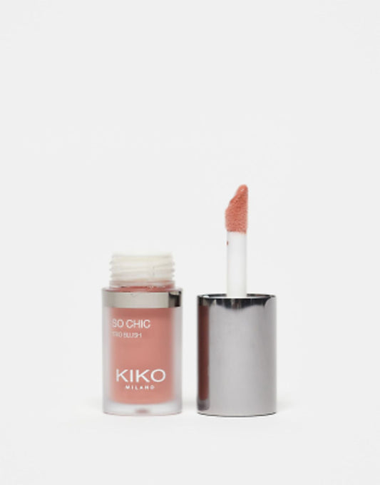 KIKO Milano Velvet Peach Blush – Skin Lover So Chic Trio Blush 02 for Radiant Skin