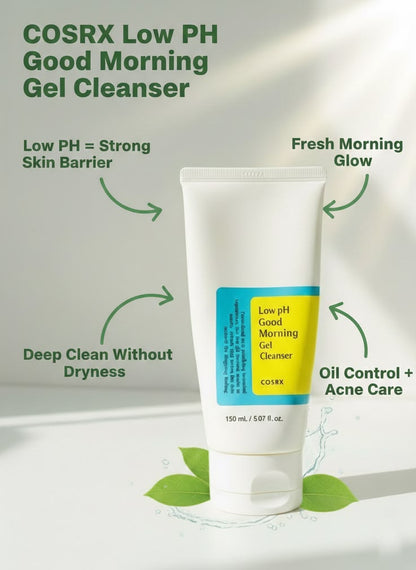 COSRX Low pH Good Morning Gel Cleanser 50ml
