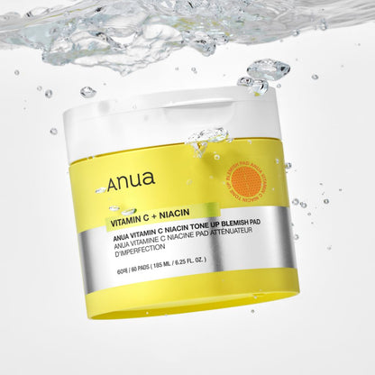 Anua Vitamin C + Niacin Tone Up Blemish Pad 60 Sheets