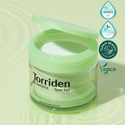 Torriden Balanceful Cica Toner Pads 180ml (60 Sheets)