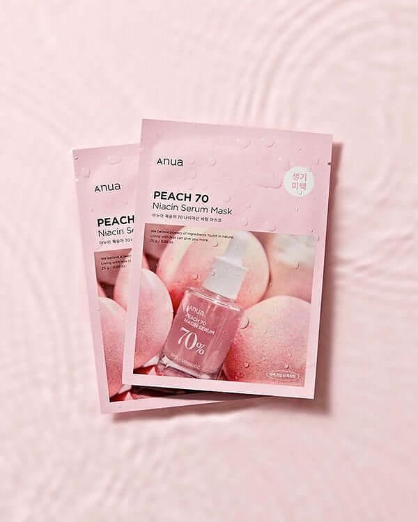 Anua Peach 70 Niacin Brightening Serum Mask