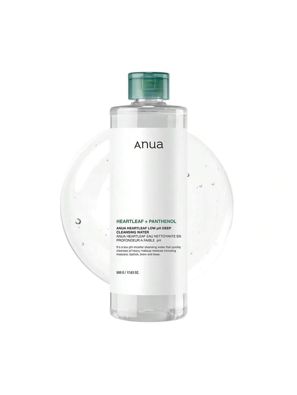 Anua Heartleaf & Panthenol Low pH Deep Cleansing Water 500ml
