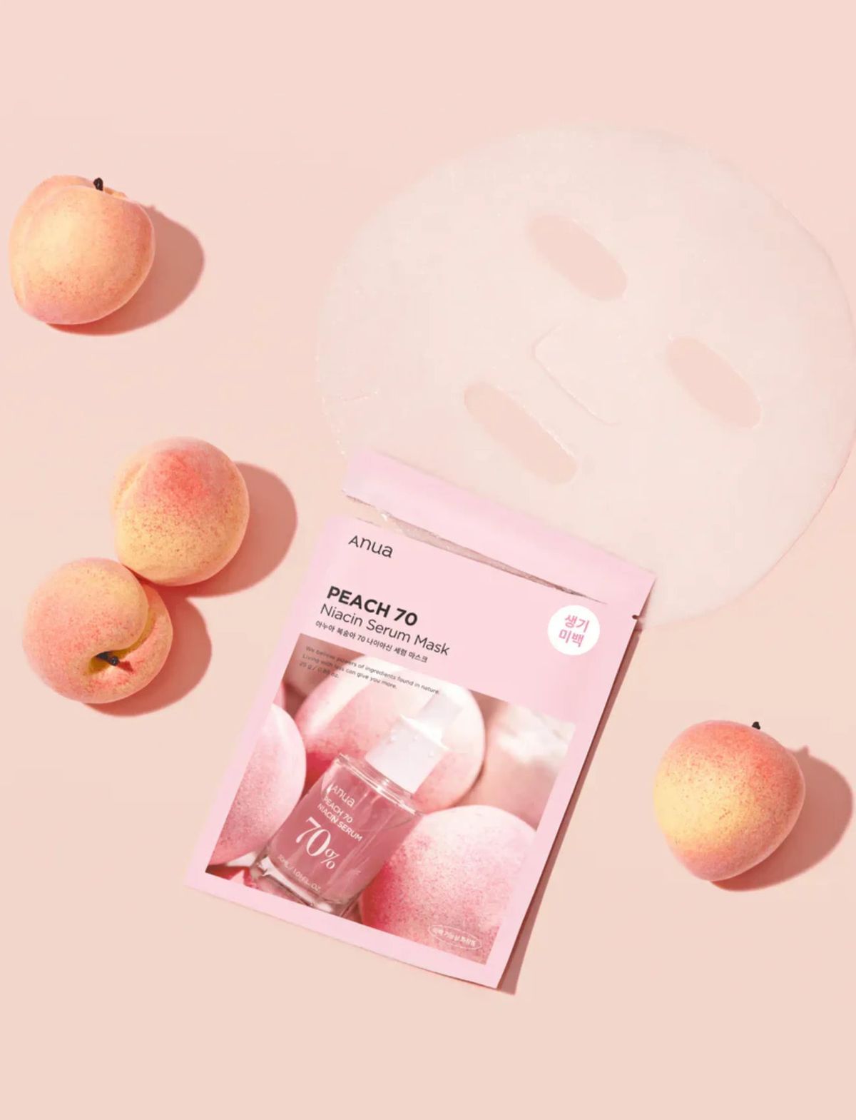 Anua Peach 70 Niacin Brightening Serum Mask