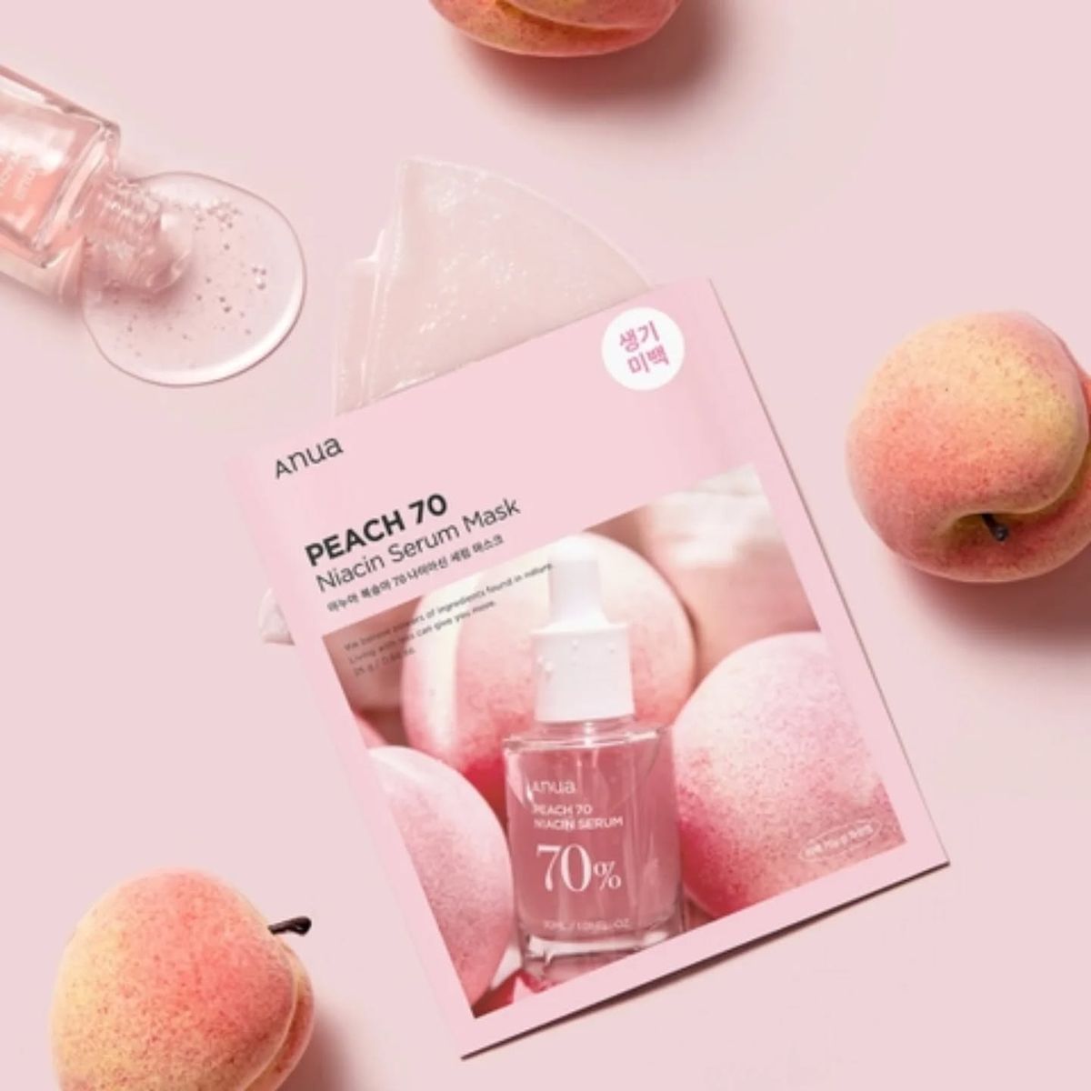 Anua Peach 70 Niacin Brightening Serum Mask