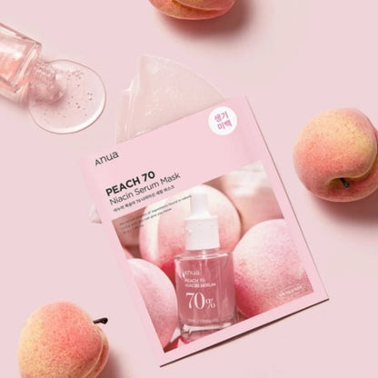 Anua Peach 70 Niacin Brightening Serum Mask