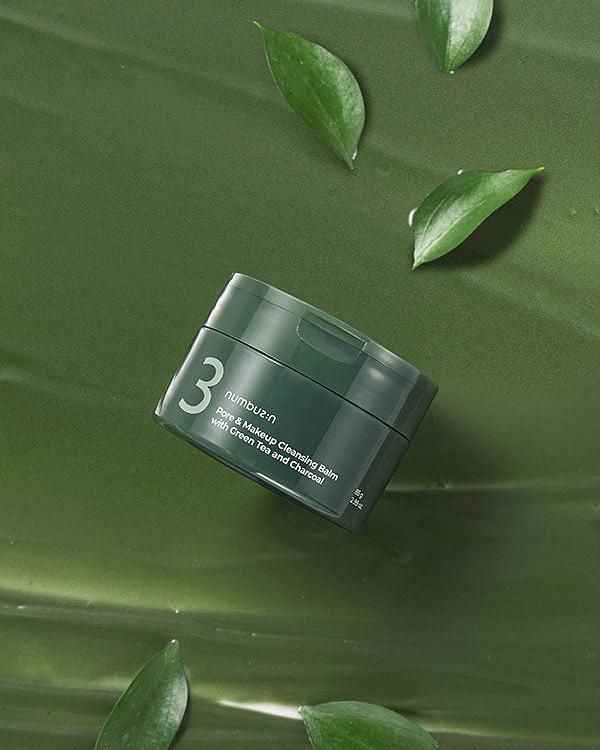 Numbuzin No.3 Green Tea Charcoal Cleansing Balm 85g