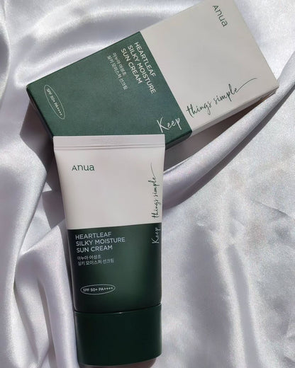 Anua Heartleaf Silky Moisture Sun Cream 50ml