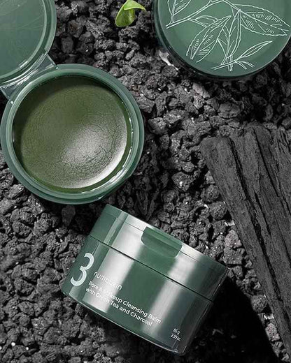 Numbuzin No.3 Green Tea Charcoal Cleansing Balm 85g