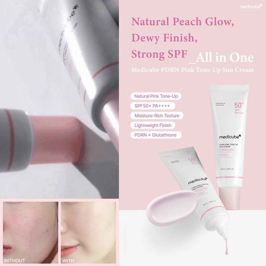 Medicube PDRN Pink Tone Up Sun Cream 50ml